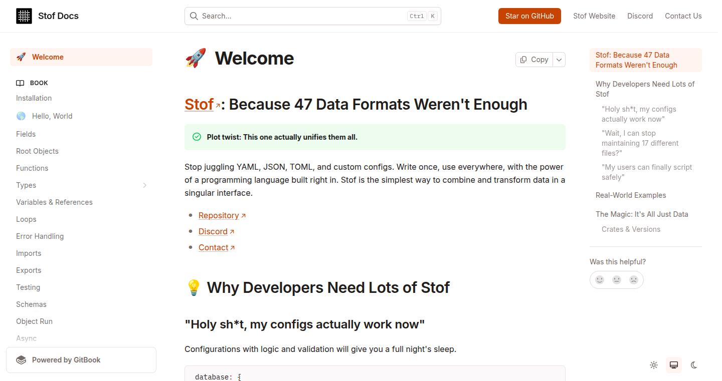Stof：データ世界を統一する言語とフォーマット