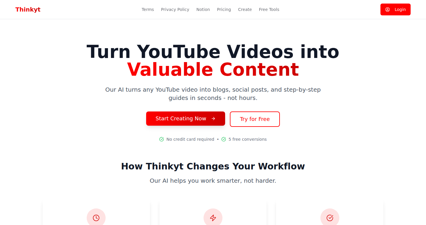 ThinkYT: Automated YouTube Video Repurposing