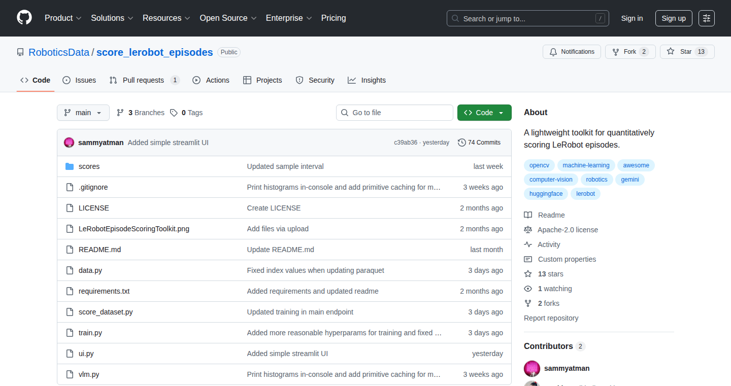 LeRobot Episode Scorecraft: AI-Powered Content Analysis