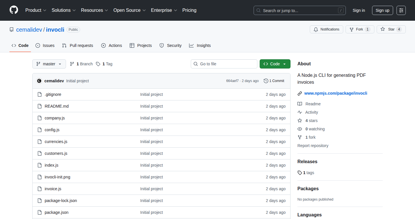 InvoiceCLI: Terminal-Based Invoice Generator