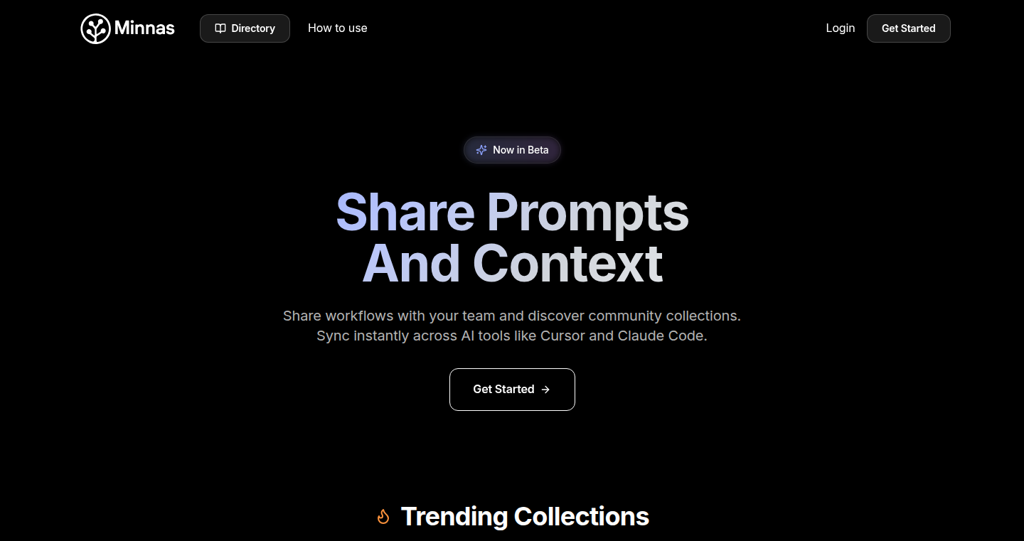 Minnas: Local LLM Prompt & Resource Navigator