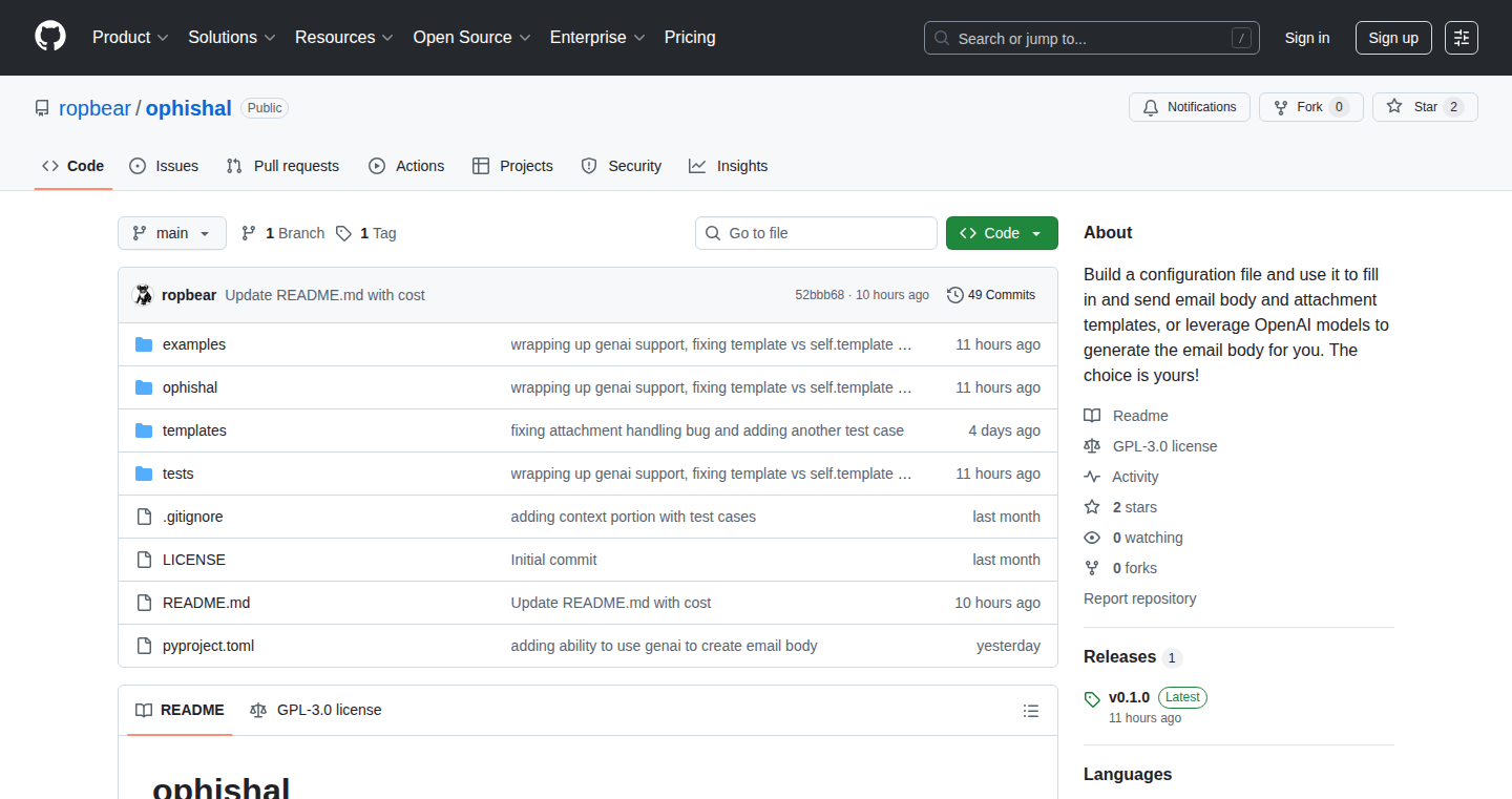 Ophishal v0.1.0: A Flexible CLI Phishing Framework