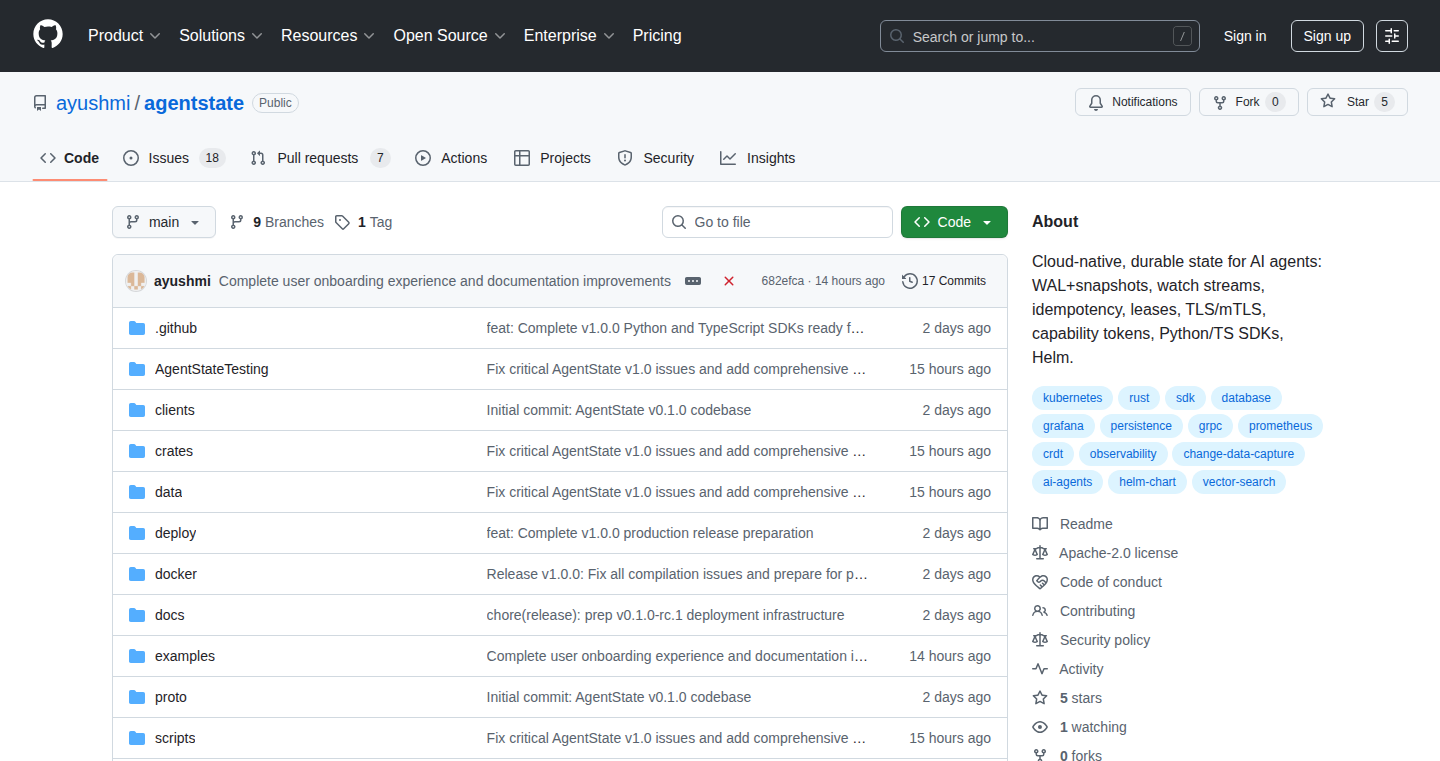 AgentState - AIエージェントのためのFirebase