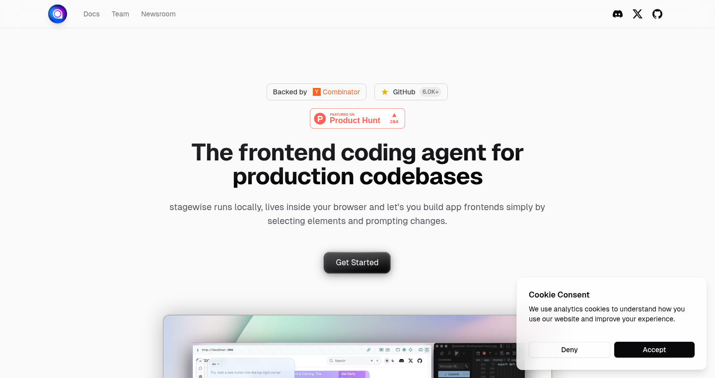 Stagewise - 開発モードで動くフロントエンドコーディングエージェント