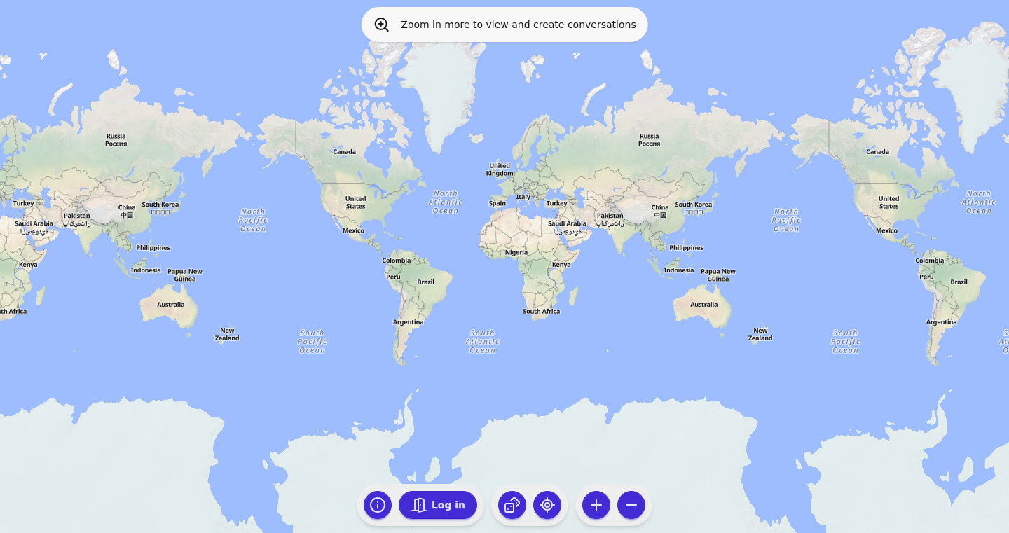 GlobeChat - 地球地图上的即时聊天