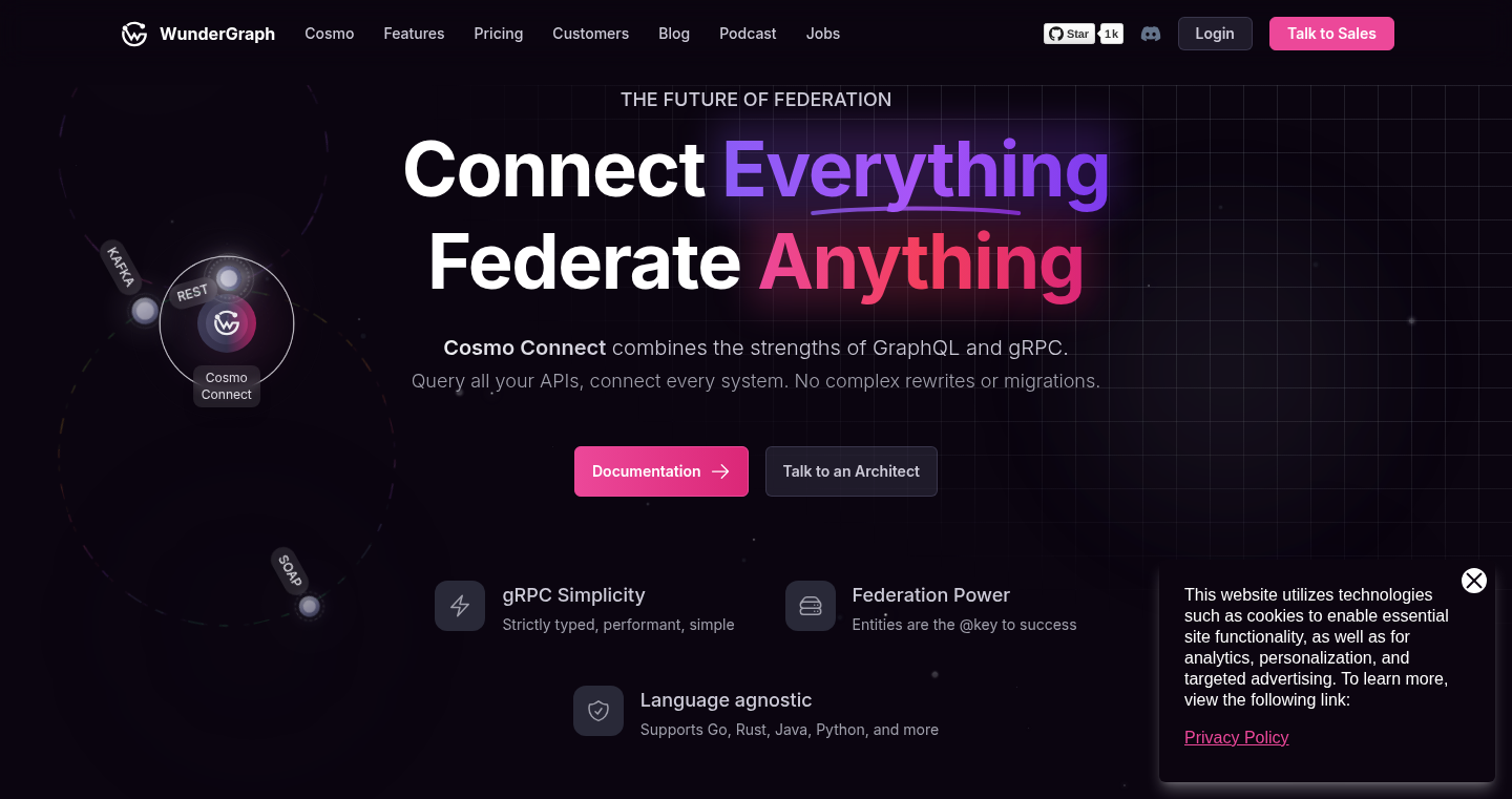 Cosmo Connect:GraphQL与gRPC的完美结合