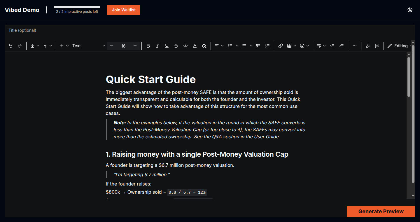 SafeDoc2React: 将YC Safe Docs转换成React/MDX应用