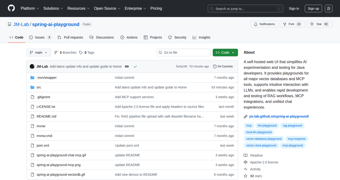 Spring AI Playground: Your Local AI Sandbox