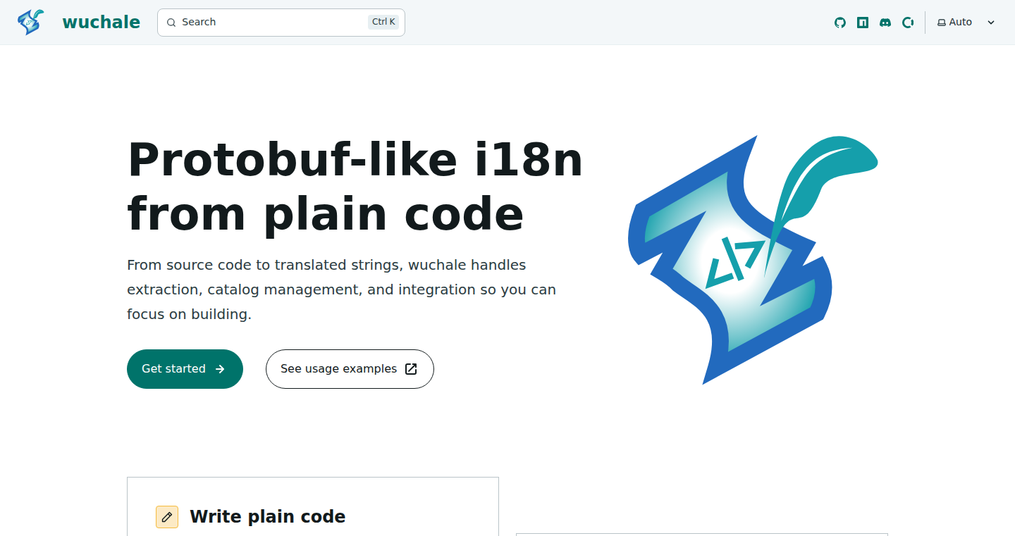 Wuchale: Internationalization with Protobuf Simplicity