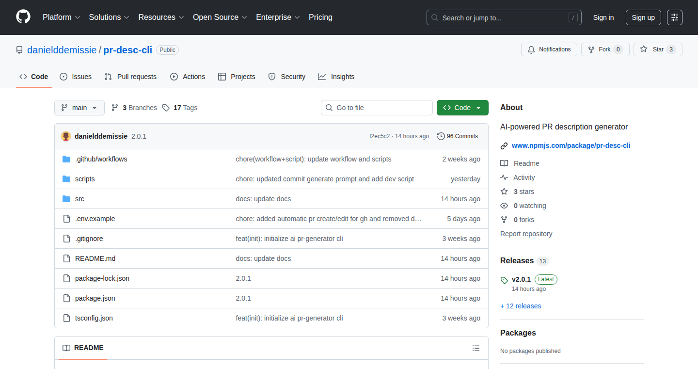 PR-desc: AI-Powered Git and GitHub Assistant