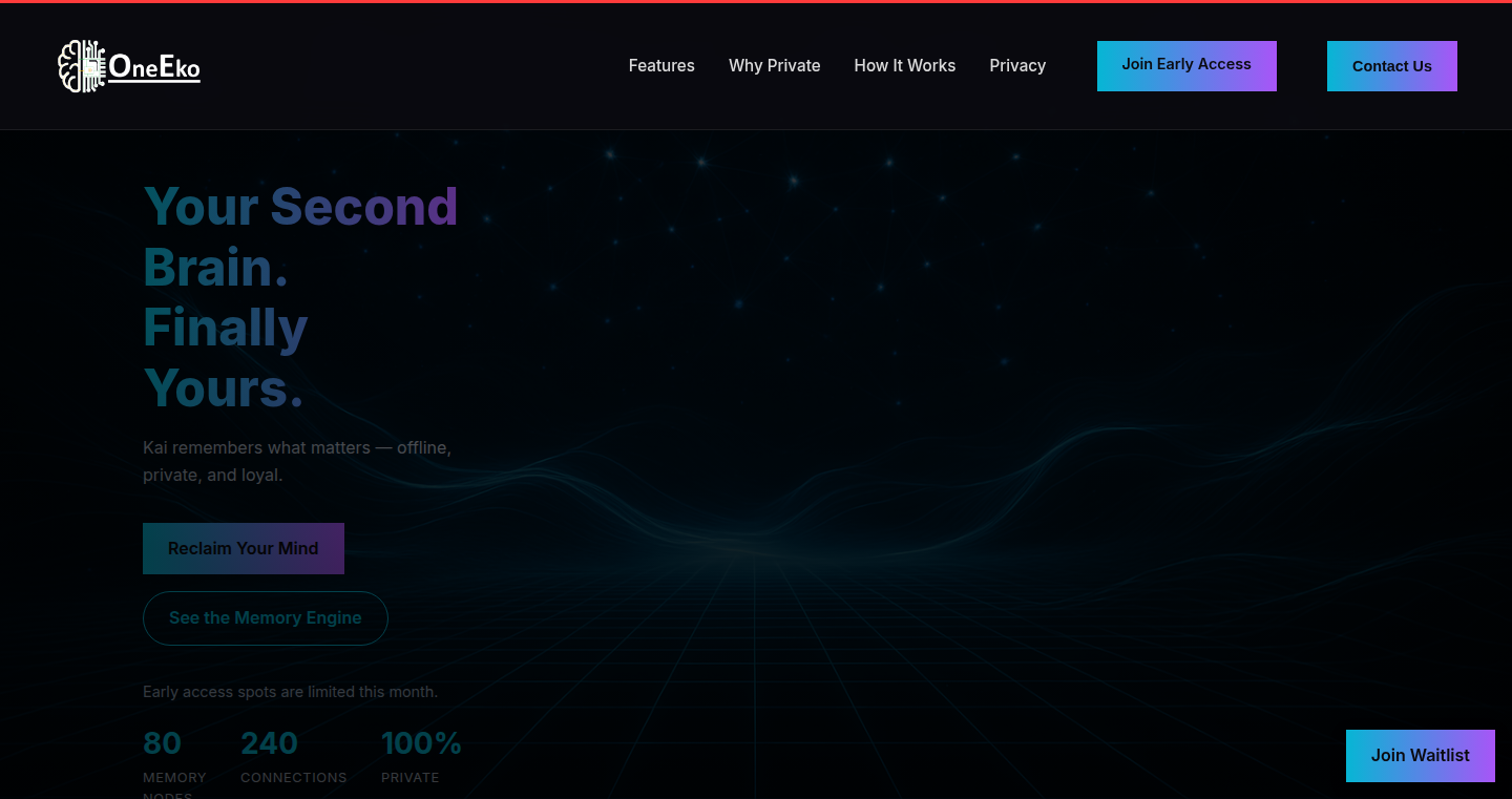 Kai: Your Private, Offline AI Second Brain