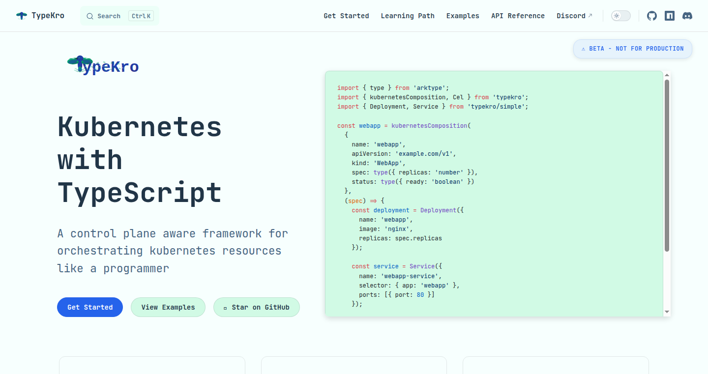 TypeKro: Kubernetes Infrastructure-as-Code with TypeScript