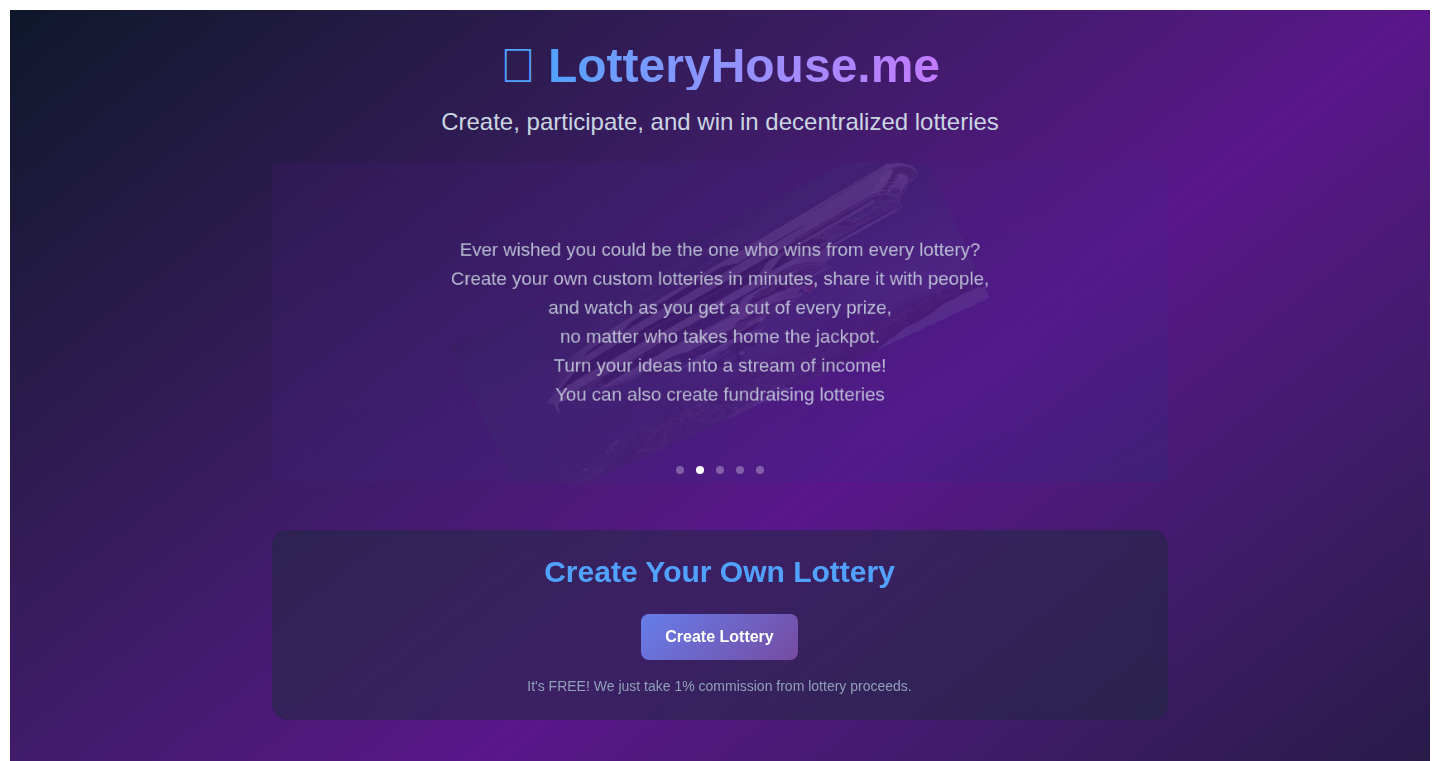 DecentralizedLottery.js - Trustless Lottery on the Blockchain