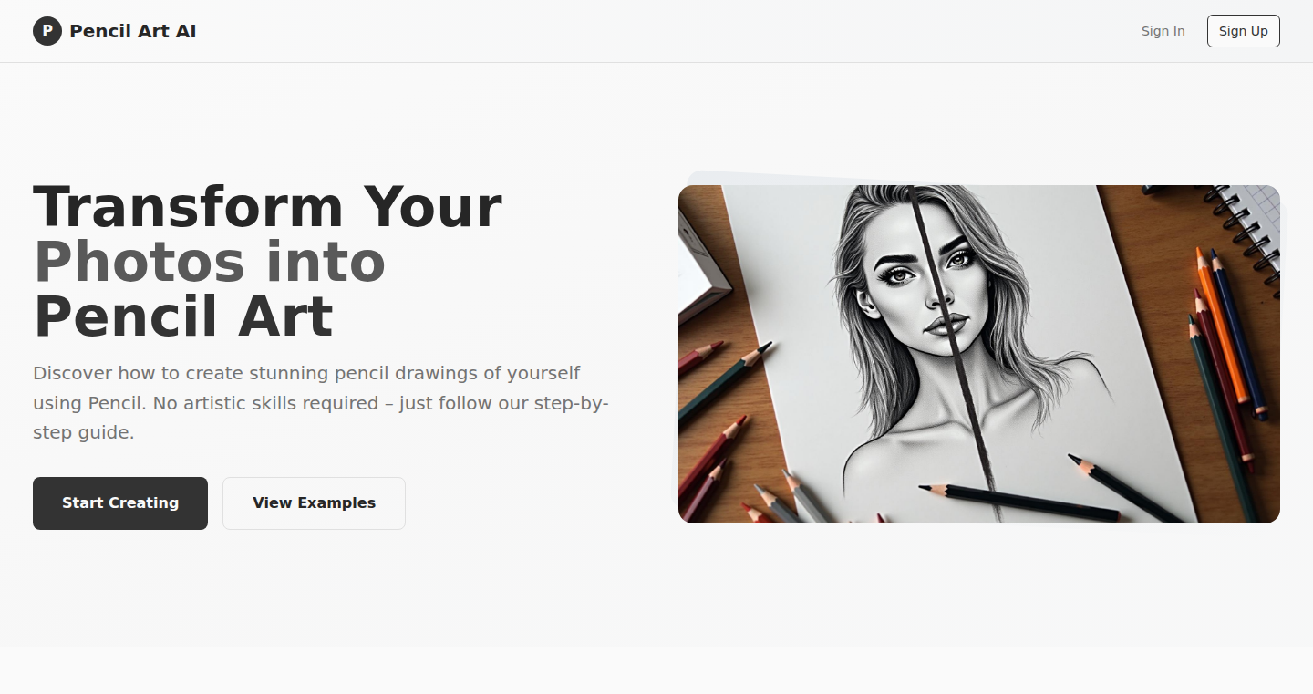 PencilArt: AI-Powered Photo-to-Sketch Generator
