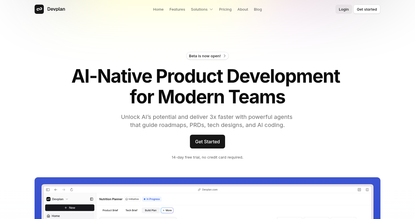 Devplan: AI-Powered Product Development Accelerator