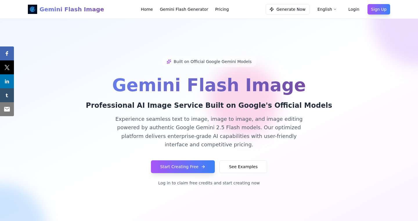 Gemini Flash Image - Budget-Friendly Image Generation & Editing