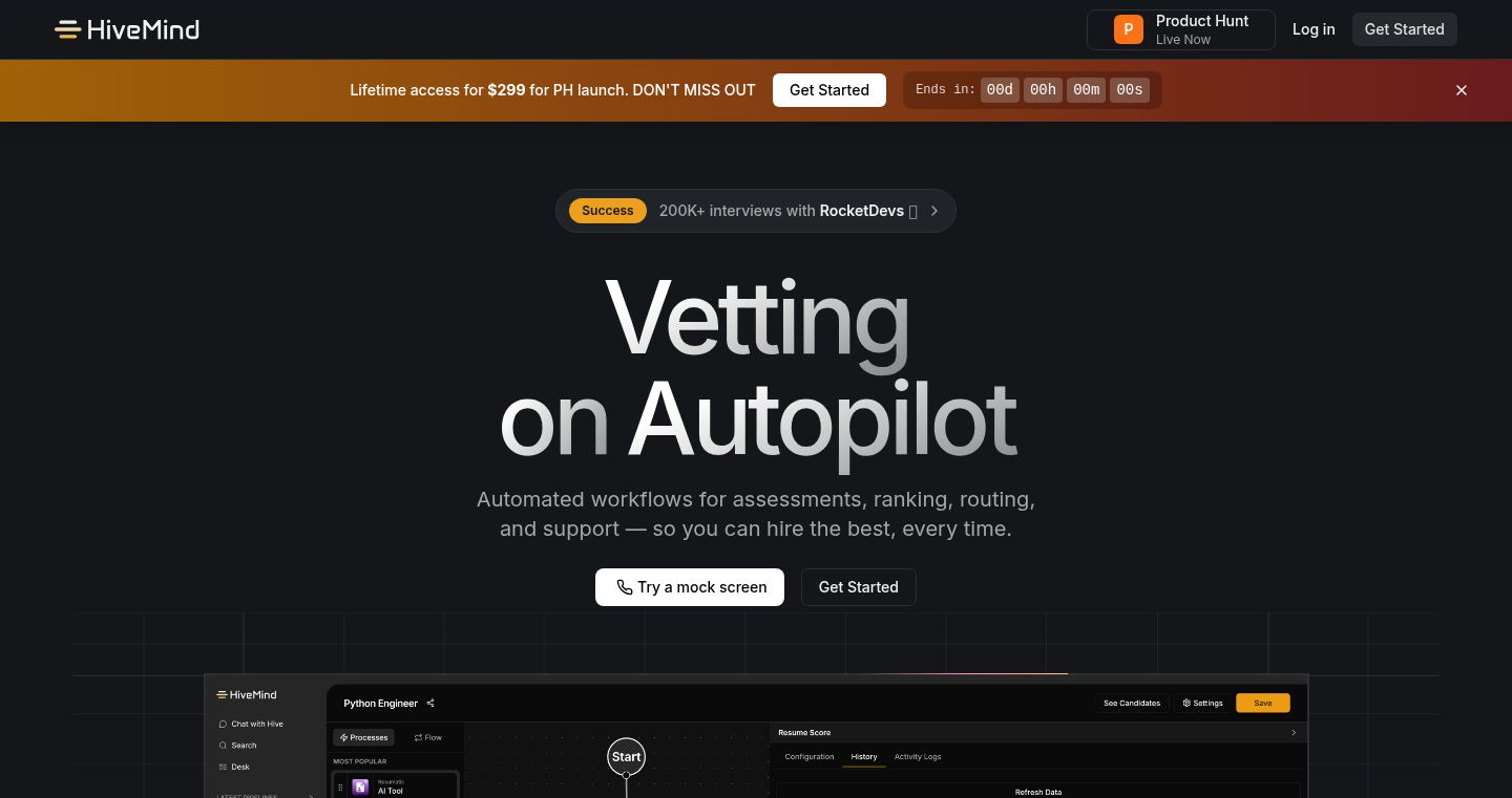Hivemind: An Event-Driven ATS with MicroVM-Based Coding Assessments