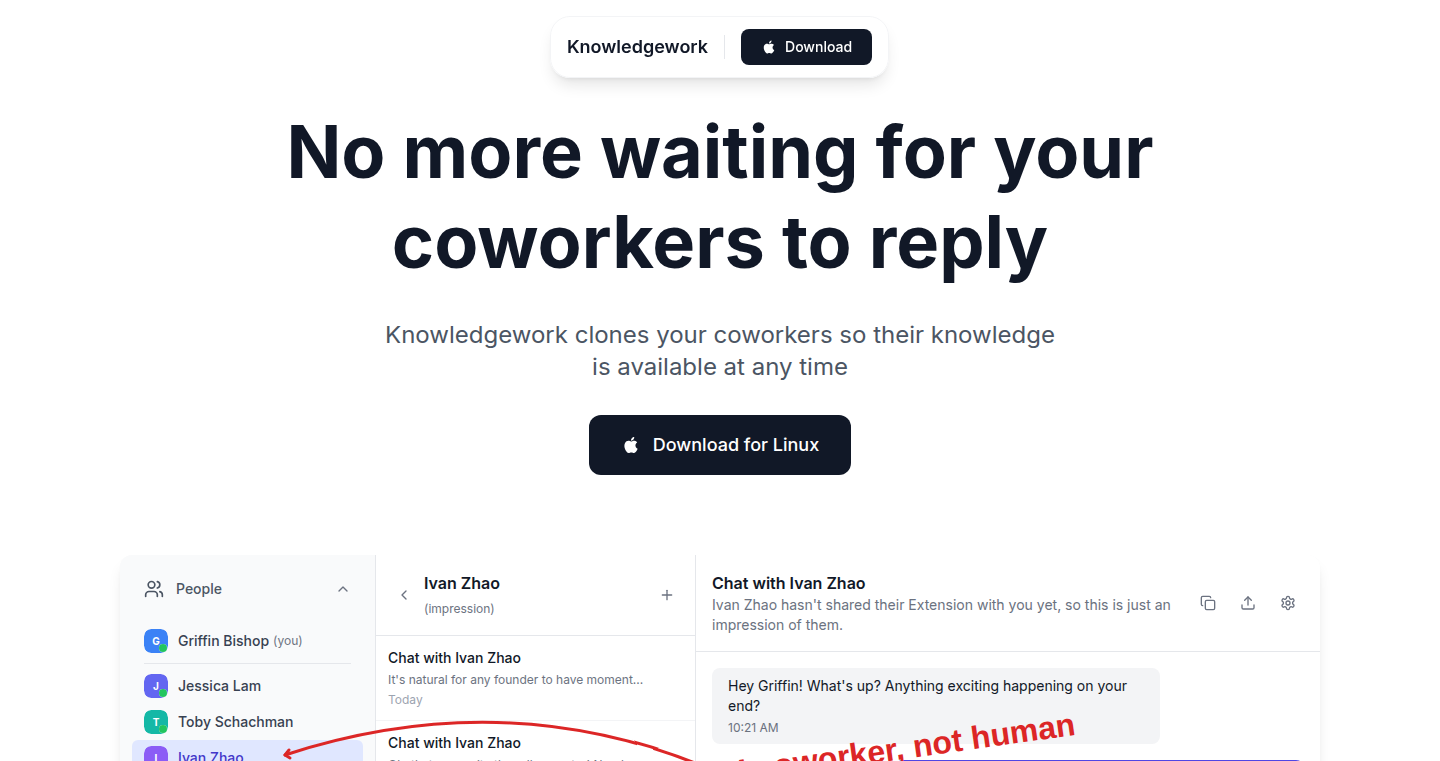 Knowledgework: AI Extensions for Enhanced Team Collaboration