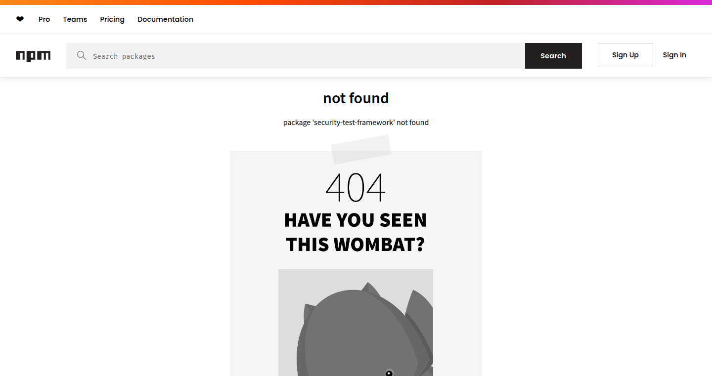 Security Test Framework for Node.js