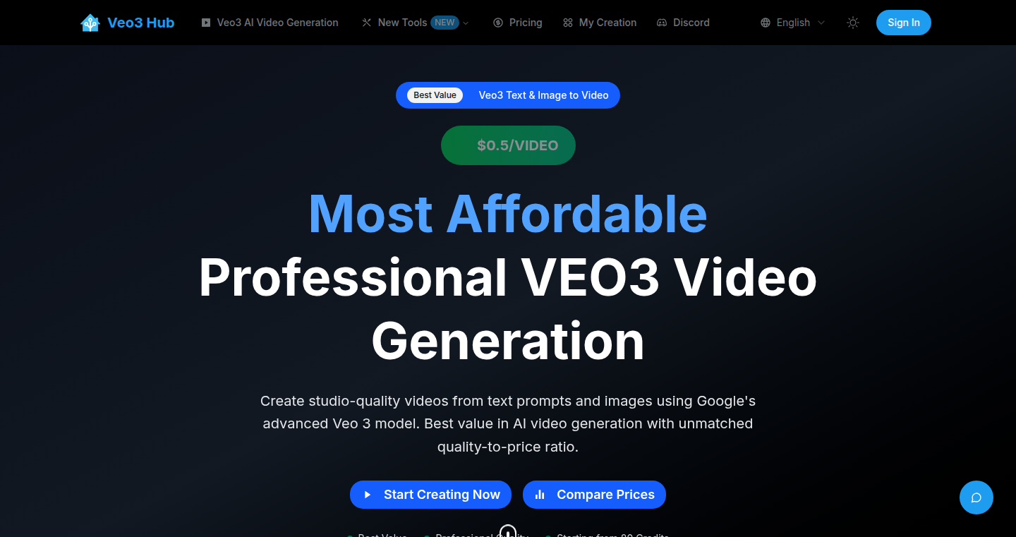 VEO3-Gen: Budget-Friendly Professional Video Generation
