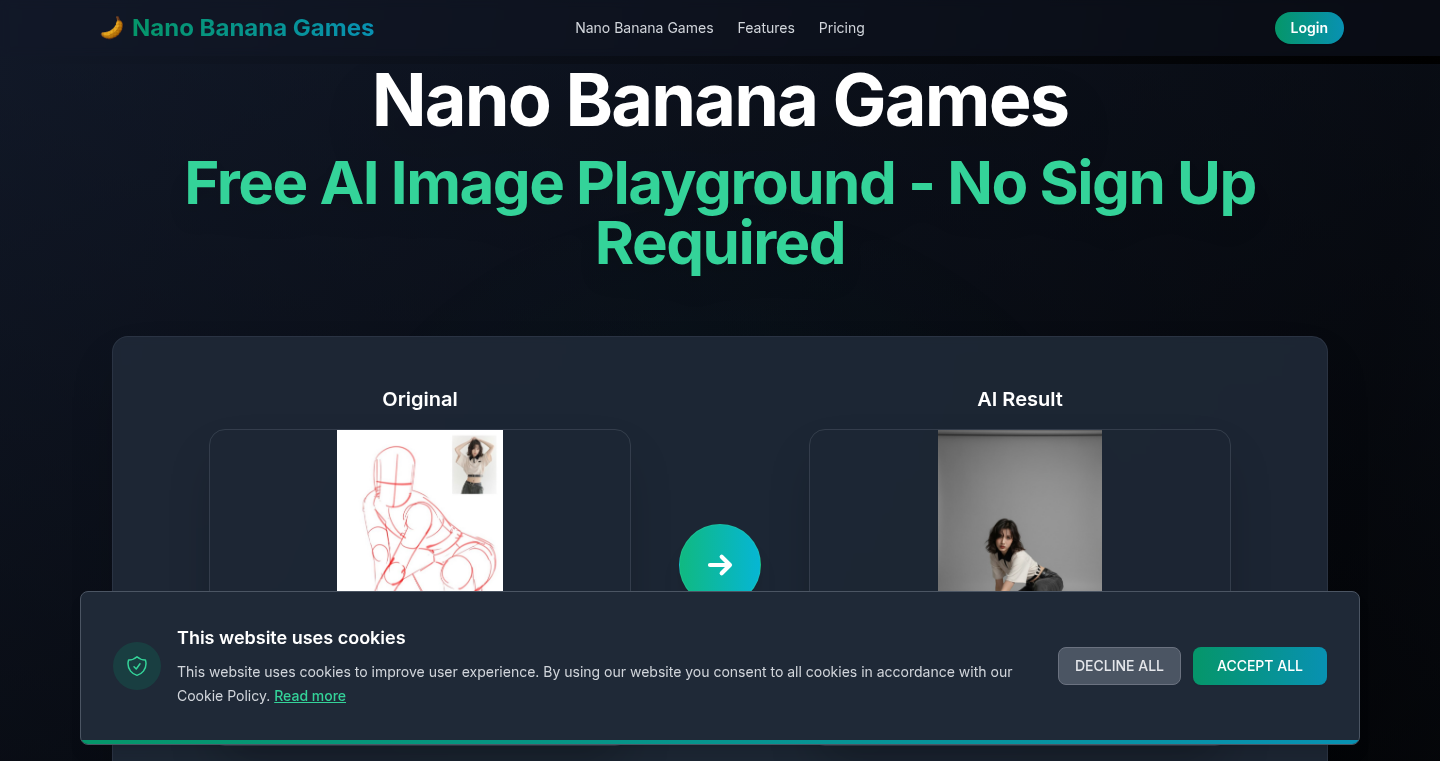Nano Banana Games: AI图像创意游乐场