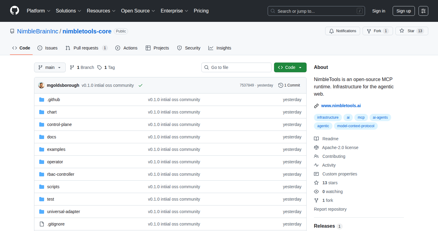 NimbleTools Core: 云原生MCP服务器运行时