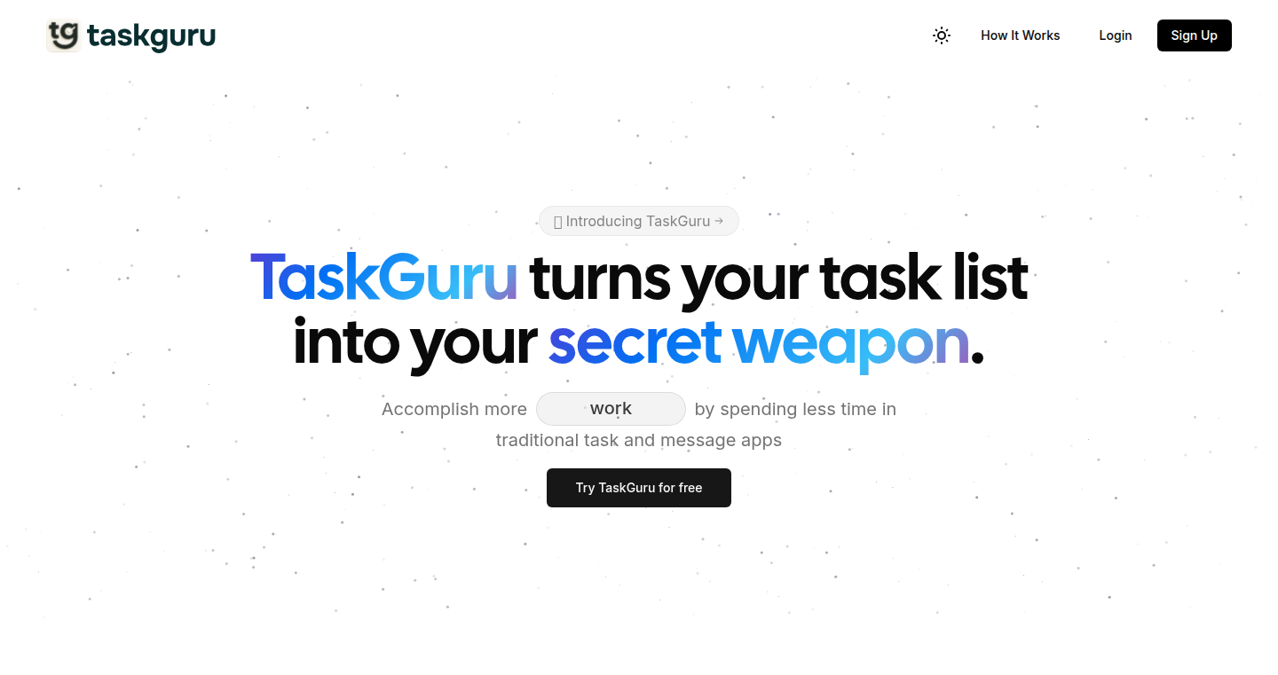 TaskGuru: 你的任务超级英雄