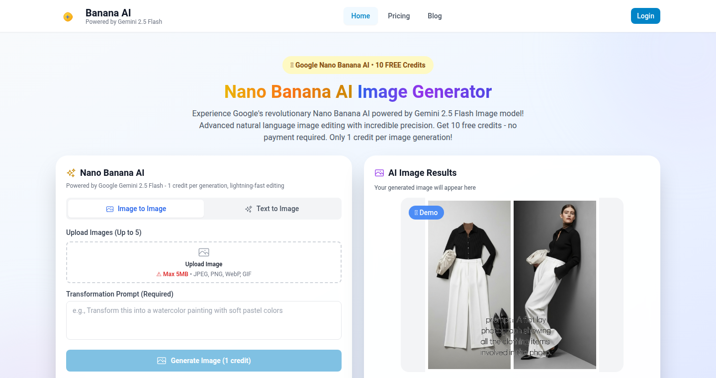 Nano Banana AI画像生成器 - 言語で画像を創る