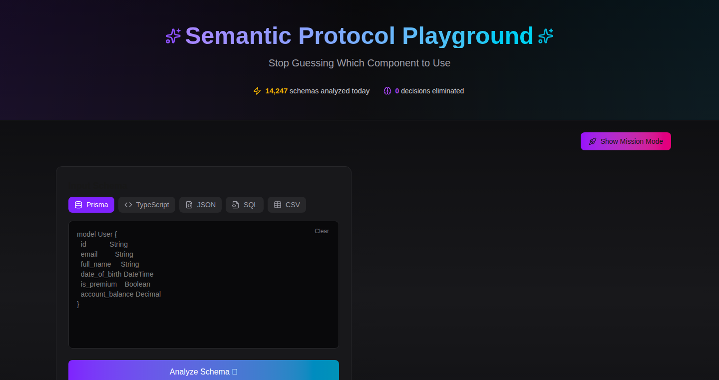 Semantic Protocol:数据语义匹配工具