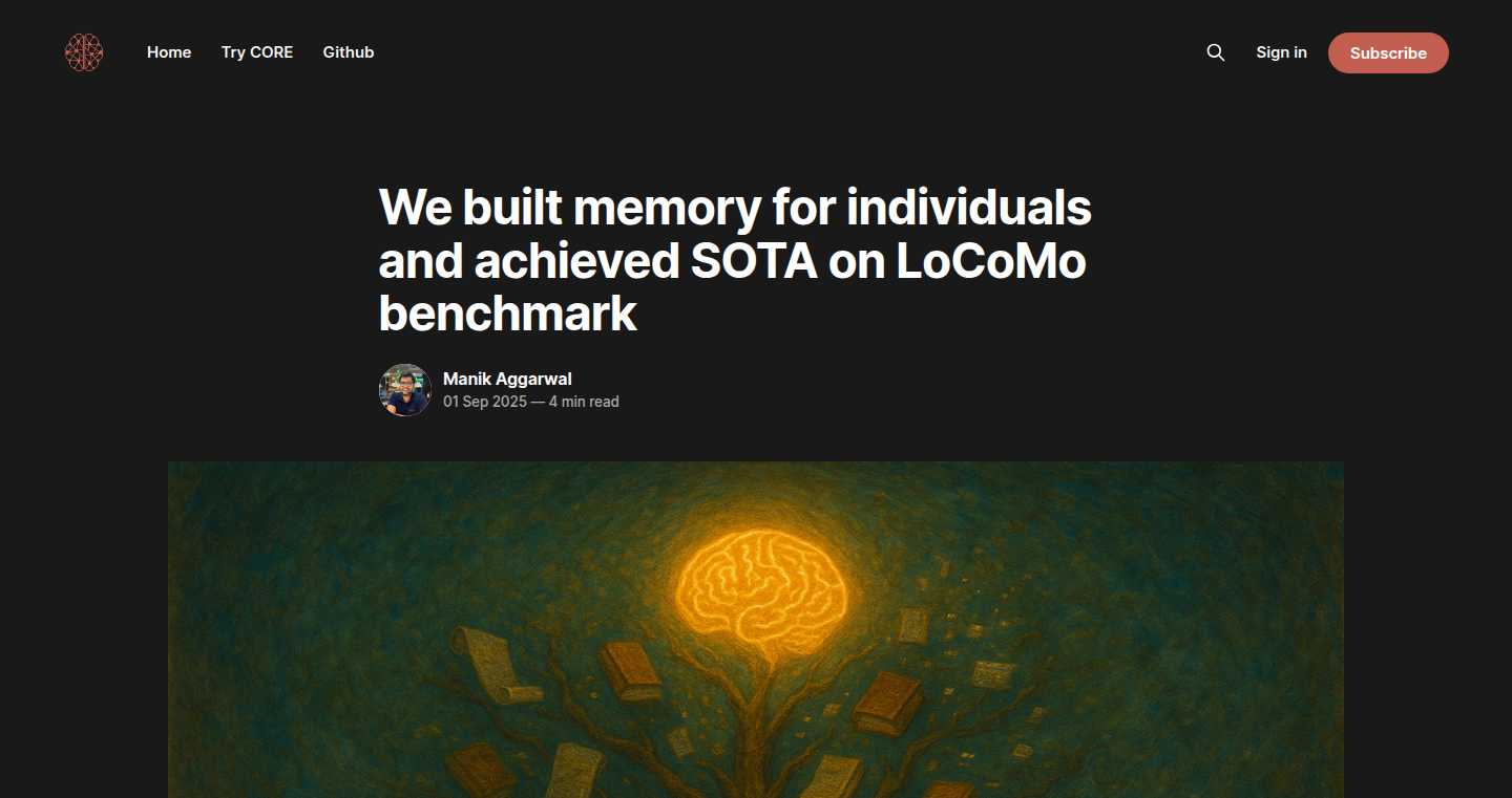 CORE:AI 助手的大脑,一个开源的个人记忆图谱