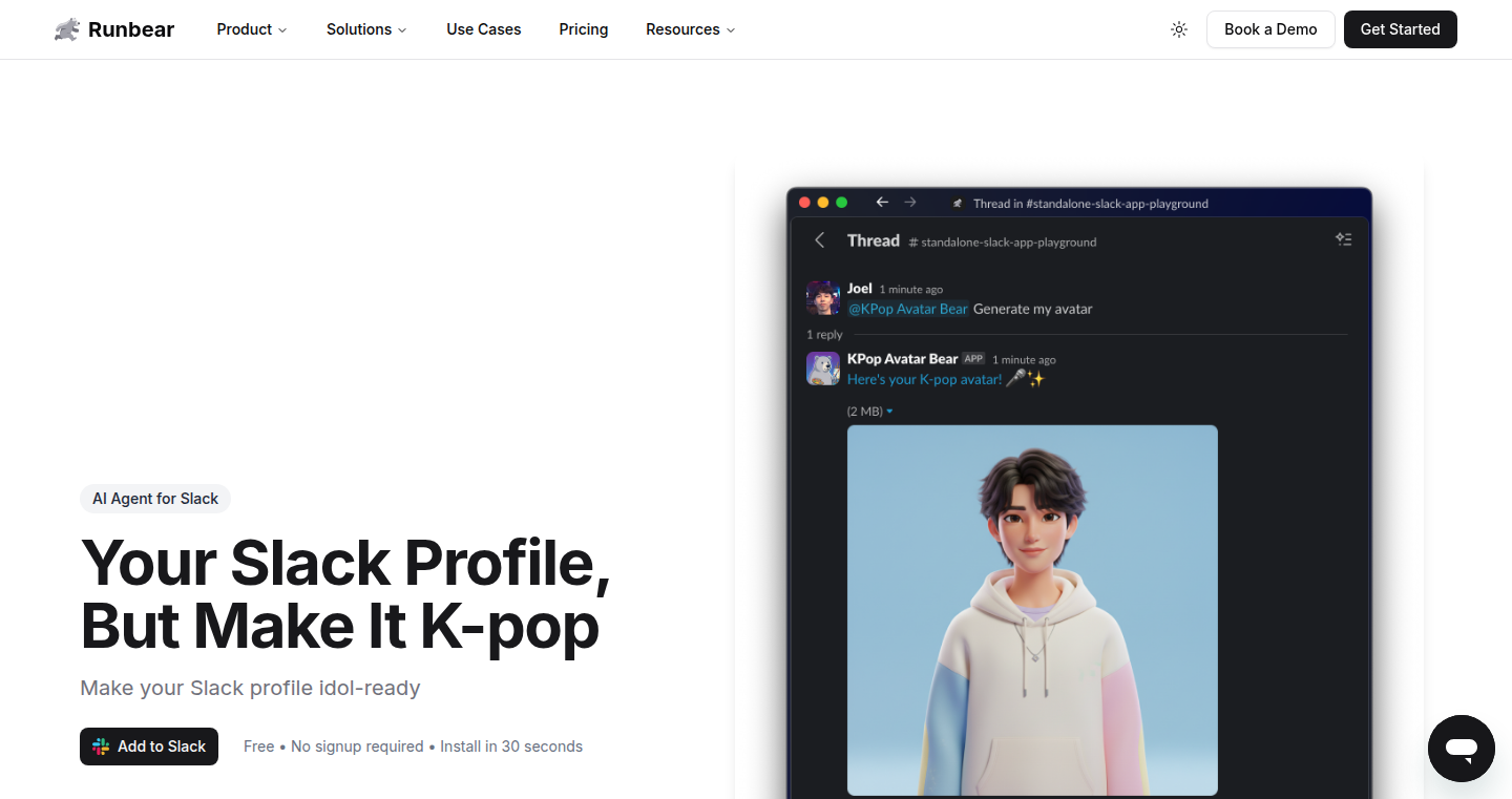 K-Pop Demon Hunters Avatar Bot