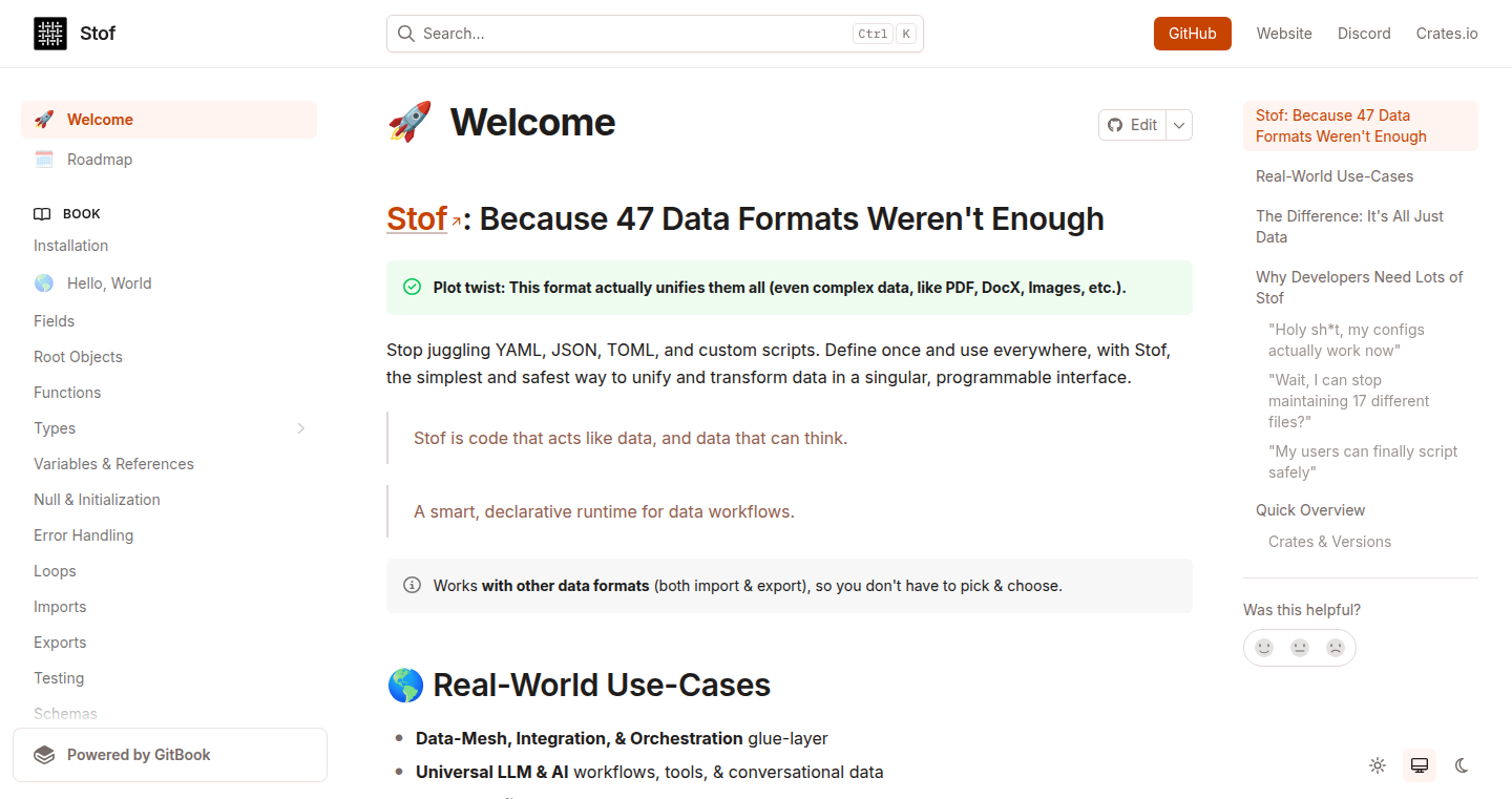 Data Logic Stof:AI编排的数据逻辑平台