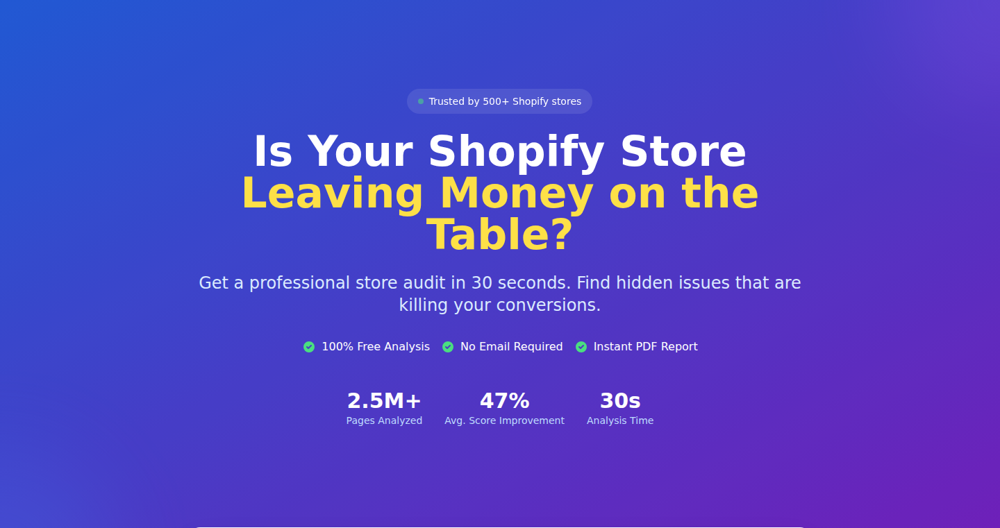 Shopify智能优化引擎