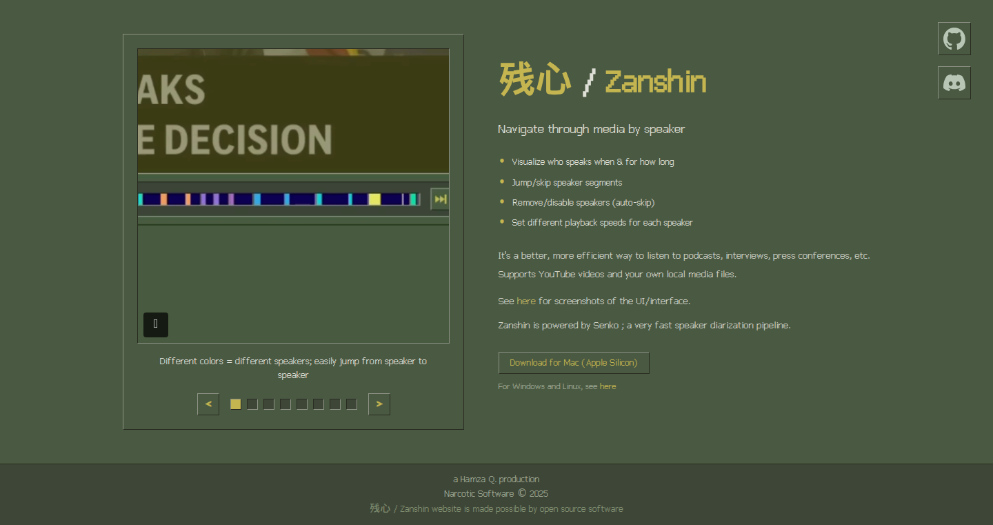 Zanshin-极速声纹导航媒体播放器