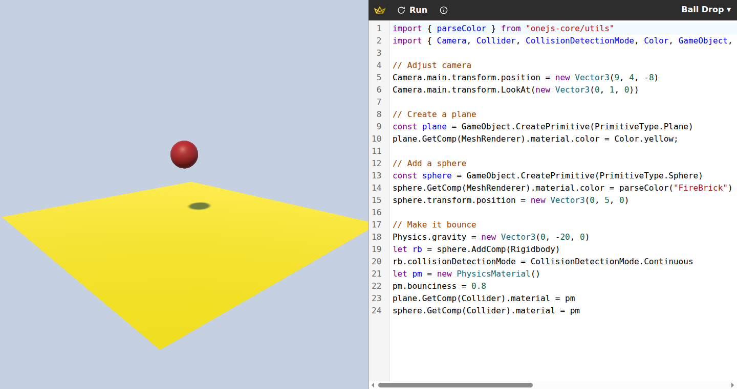 Unity WebGL 互动游乐场