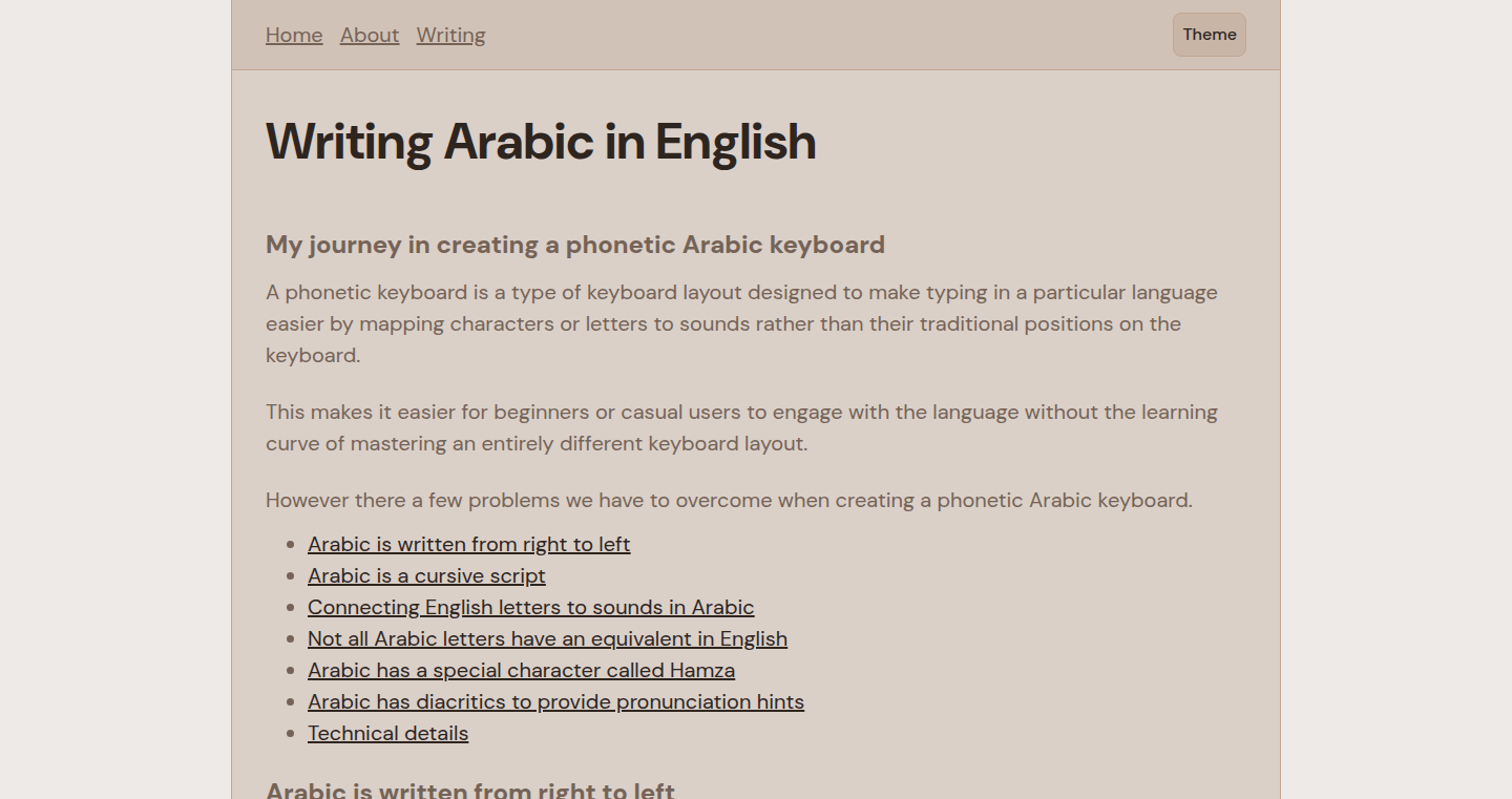 Eng2Ar phonetic keyboard