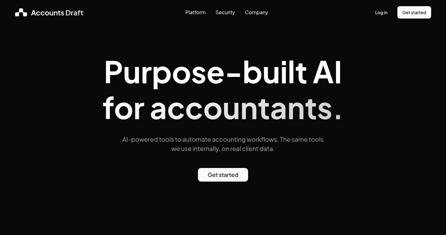 Accounts Draft: AI驱动的财会自动化引擎