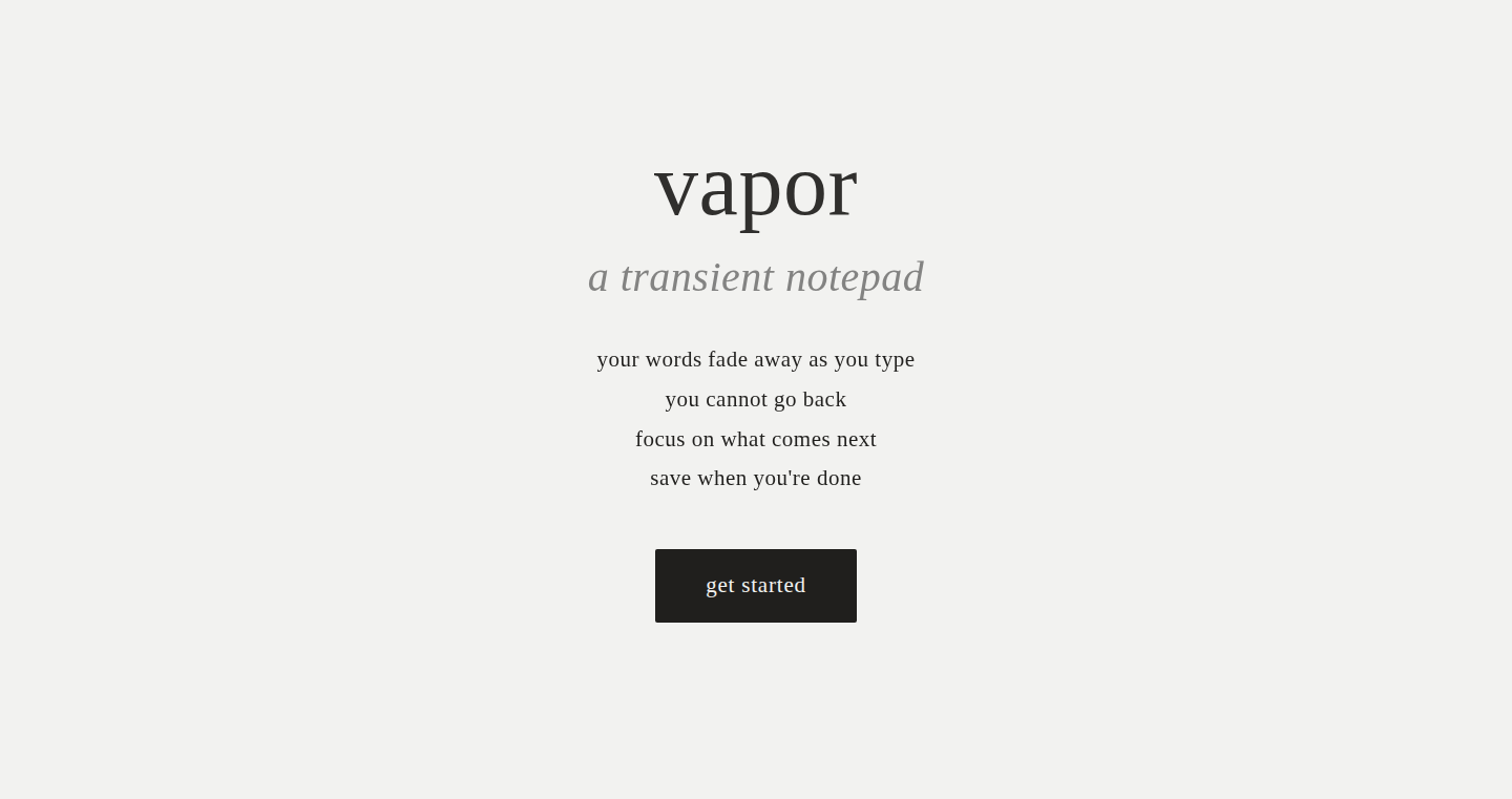 Vapor Notepad
