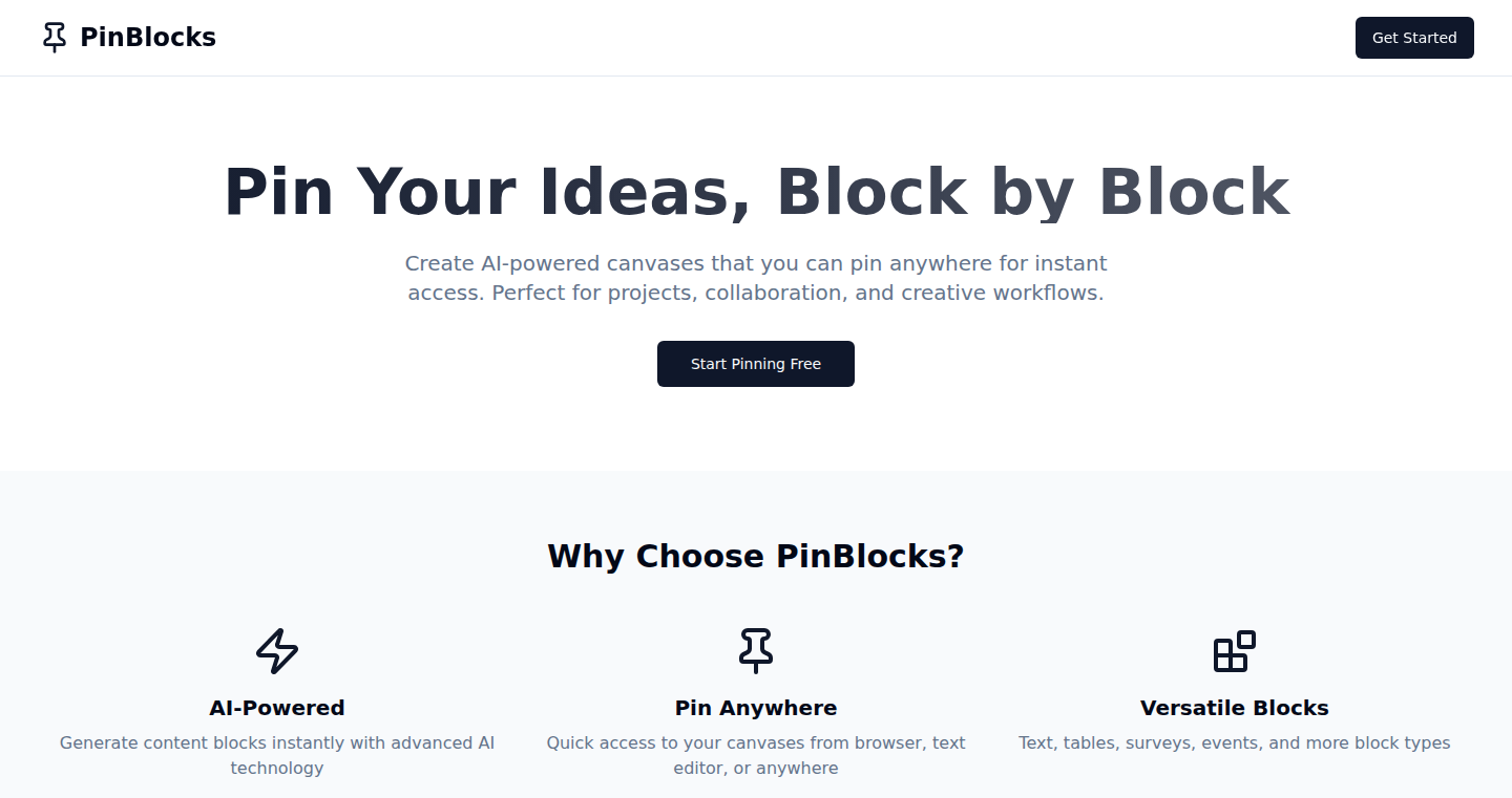 Pinblocks: Chat-Integrated Collaborative Canvases
