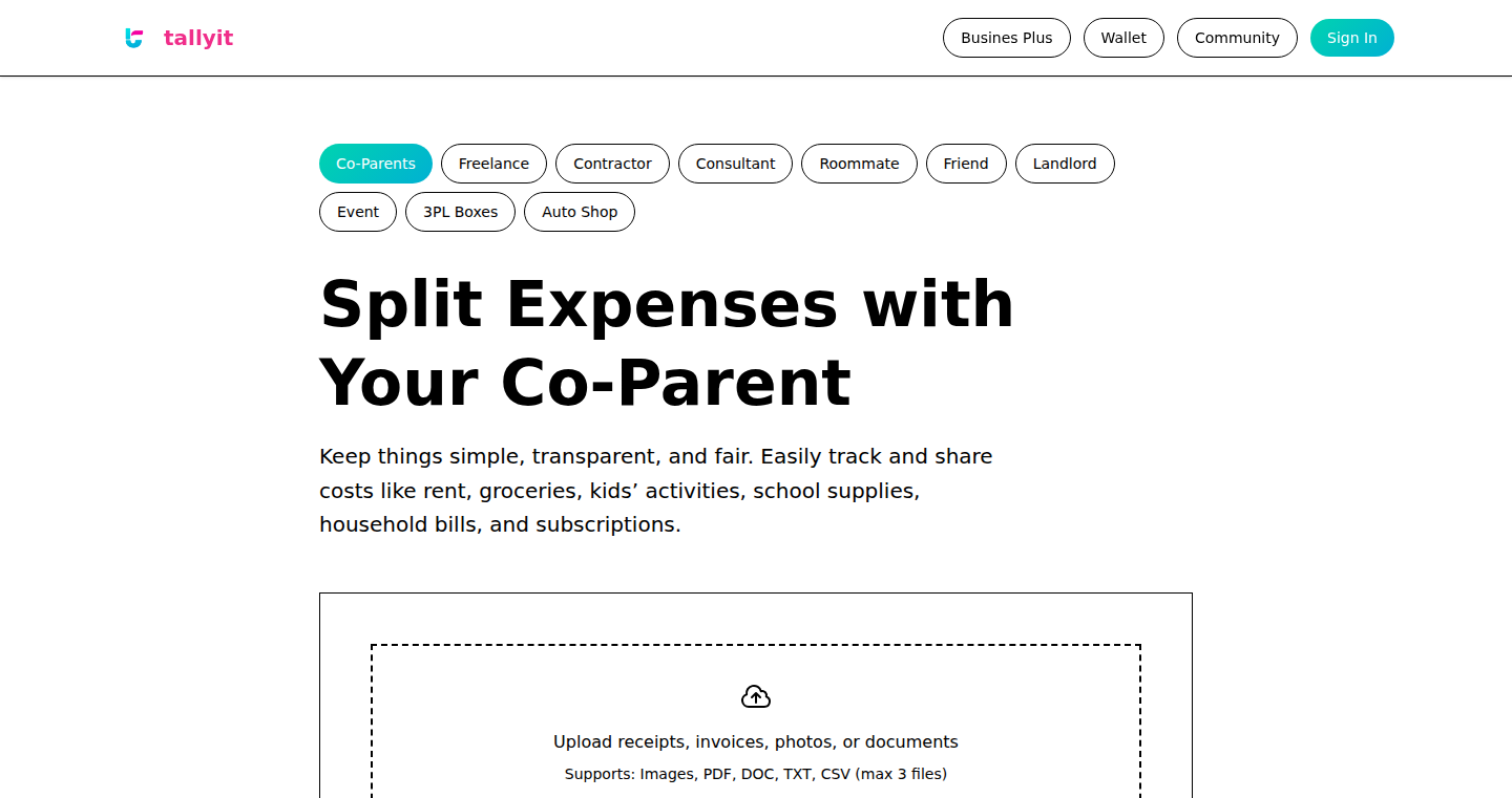 Tallyit: Effortless Expense Splitting