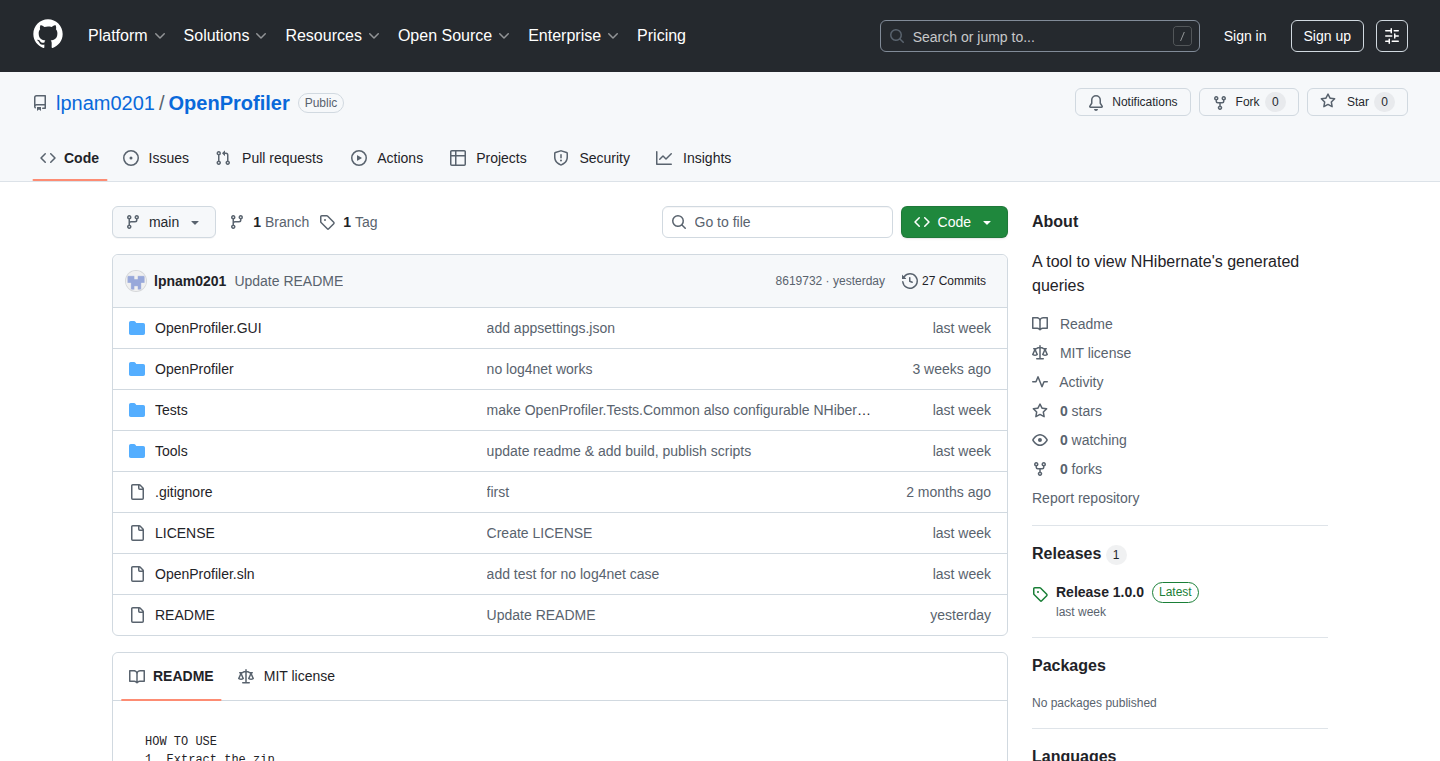 OpenProfiler - NHibernate SQL 洞察利器