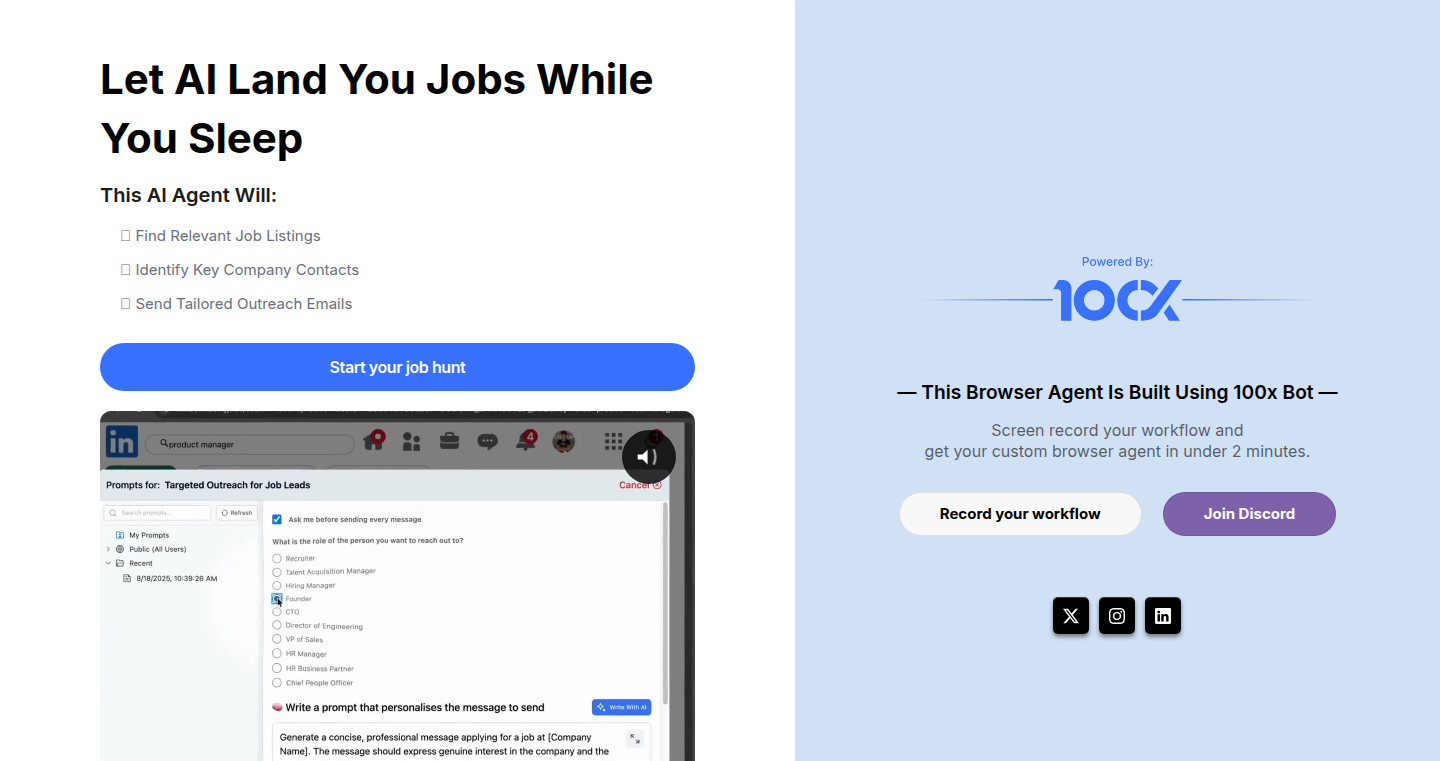 JobsApply:AI驱动的睡眠寻职助手