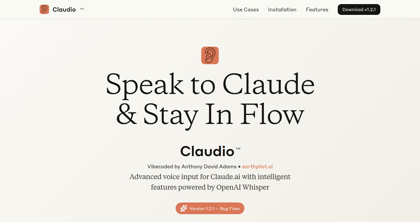 Claudio:Claude.ai 语音输入加速器