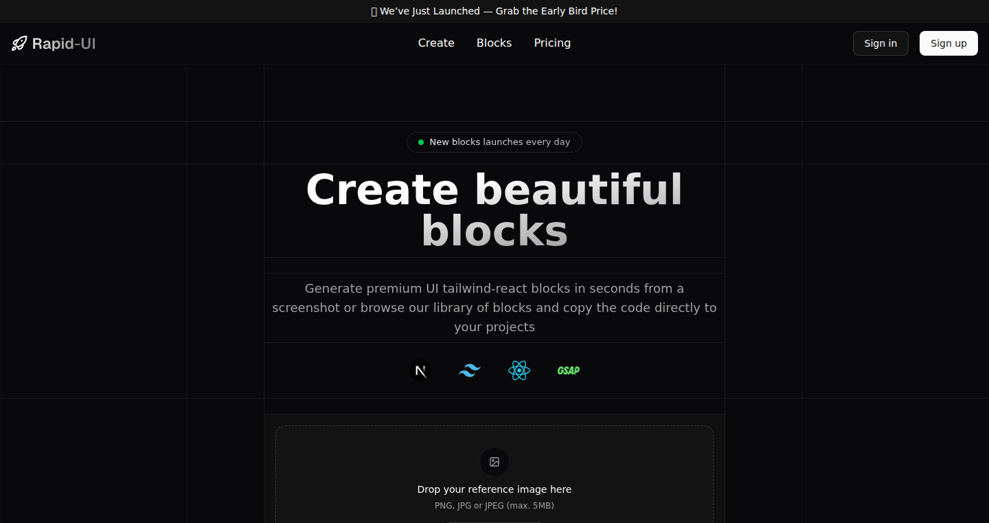 RapidUI: Screenshot-to-React-UI