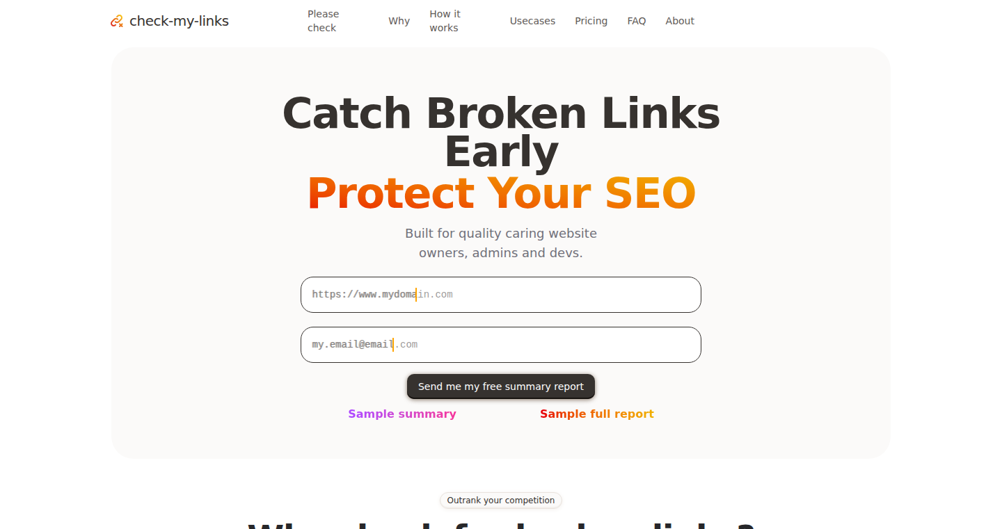 On-Demand Link Guardian