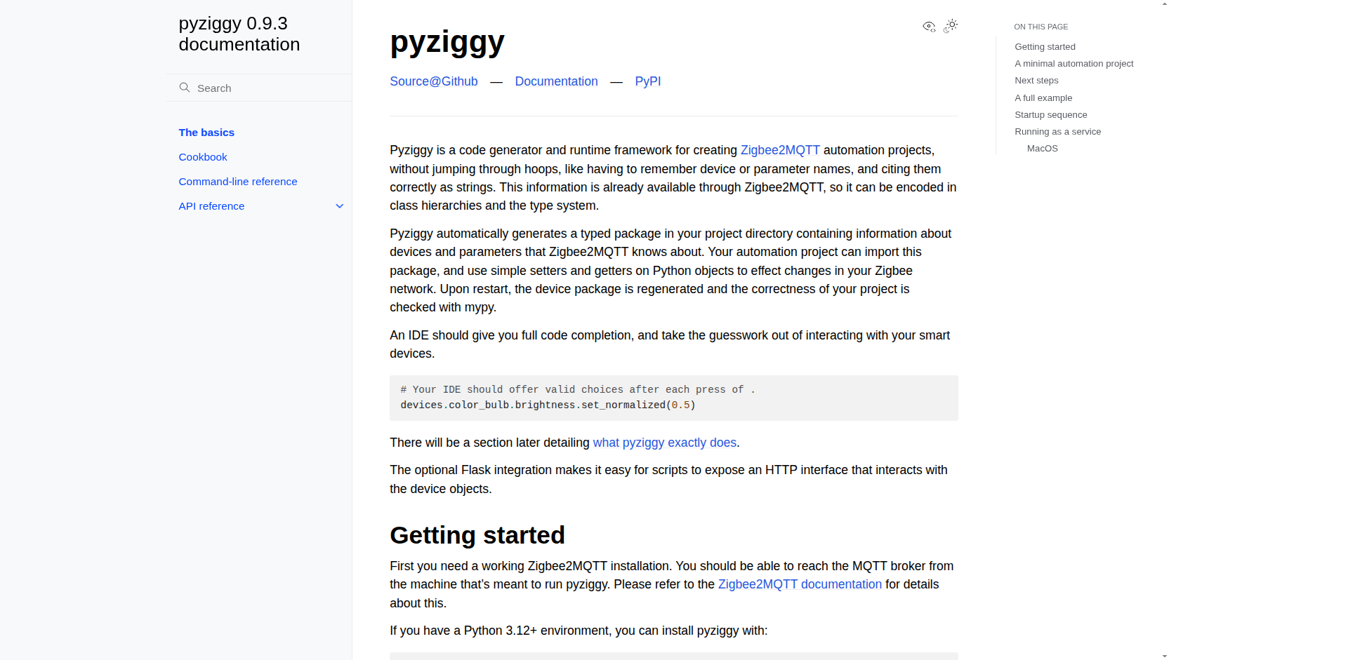 Pyziggy: Python化 Zigbee2MQTT 脚本引擎