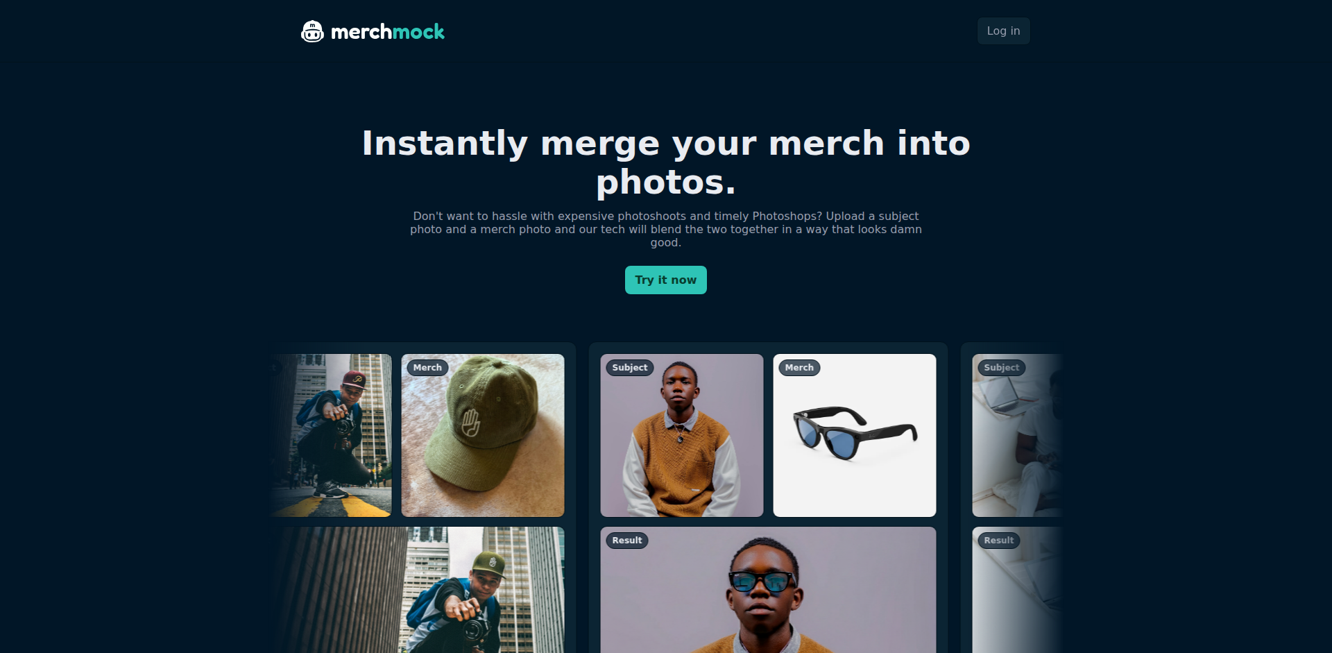 Merch Mock: 像素到实物的即时转化器