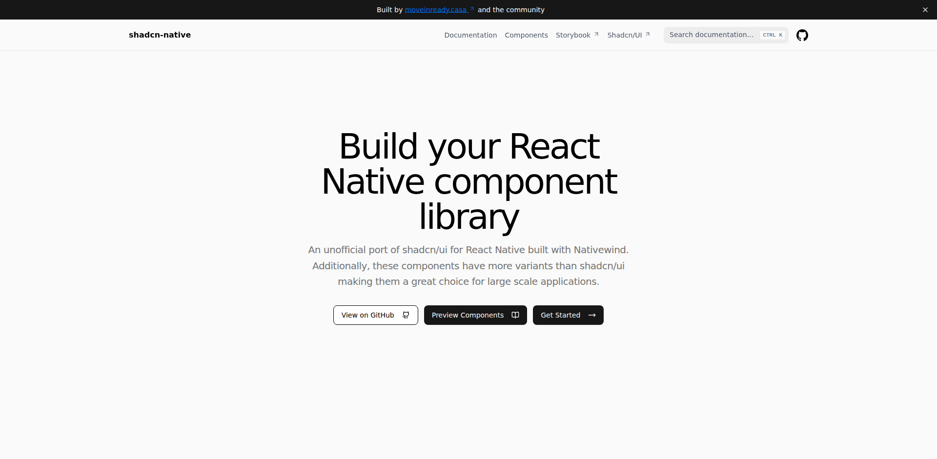 React Native Web UI 跨平台组件库