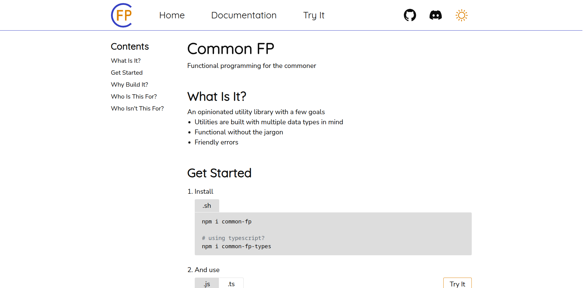Common FP: ジェネリックFPユーティリティ