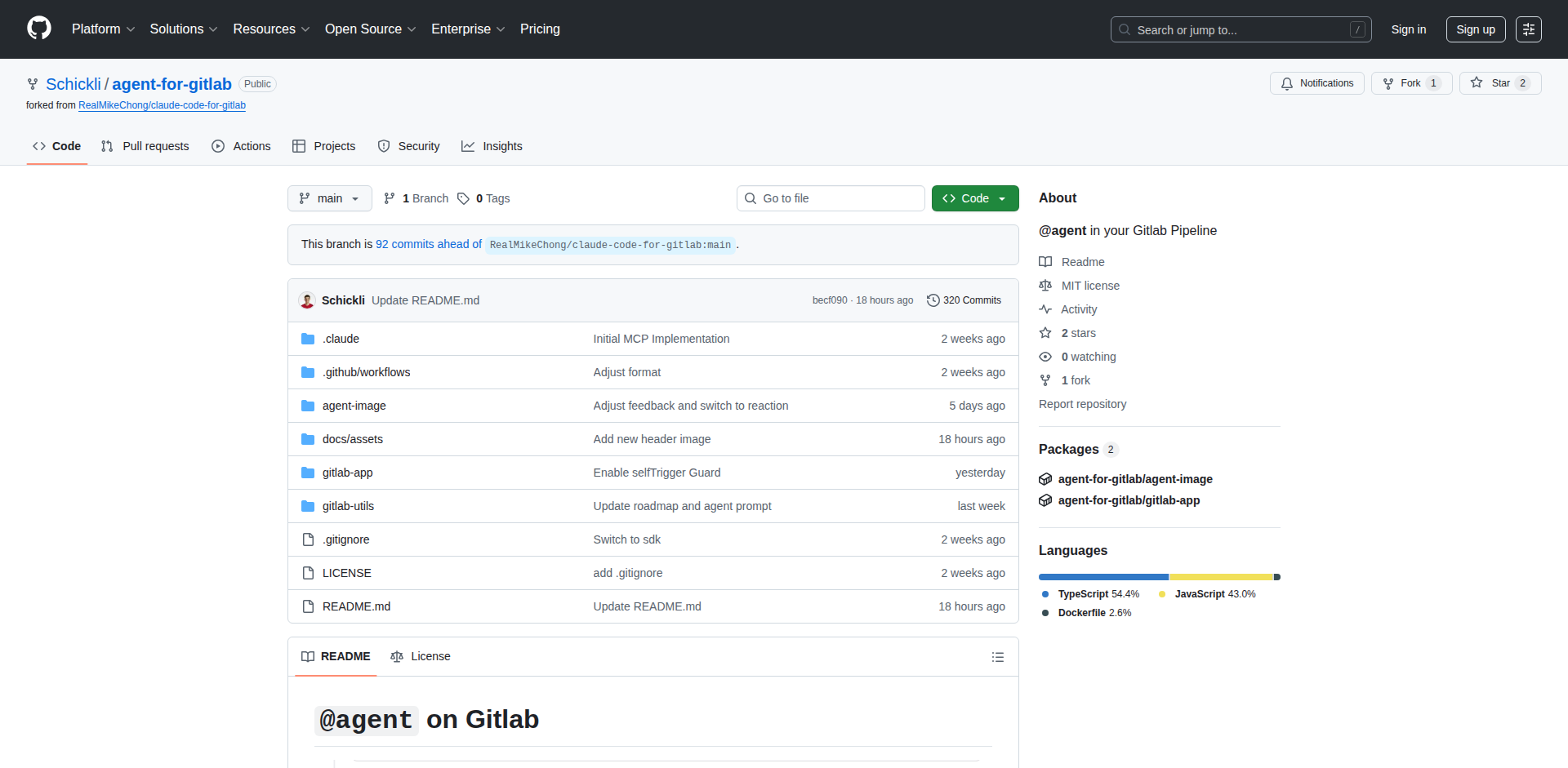 GitLab用AIコードエージェント